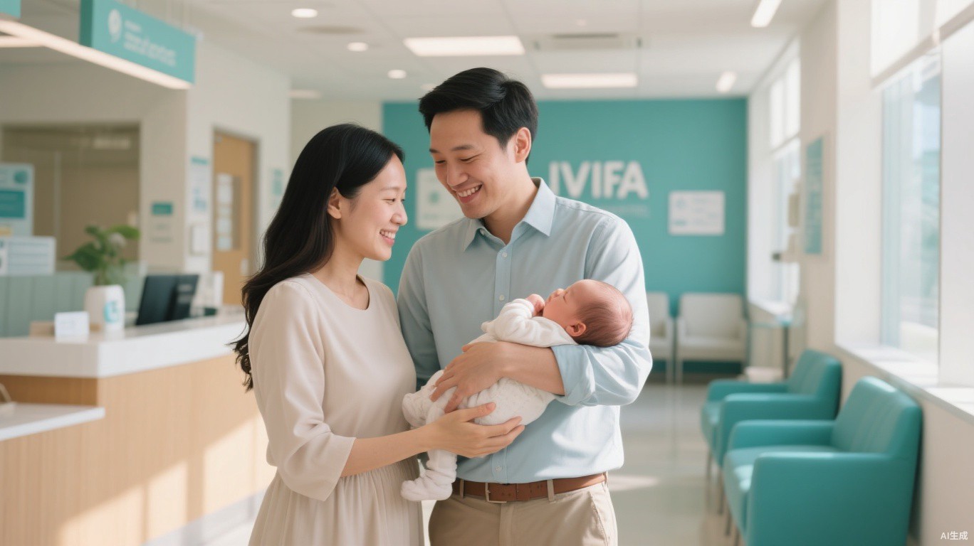 同性伴侣在彩虹友好的生殖诊所迎接新生兒
