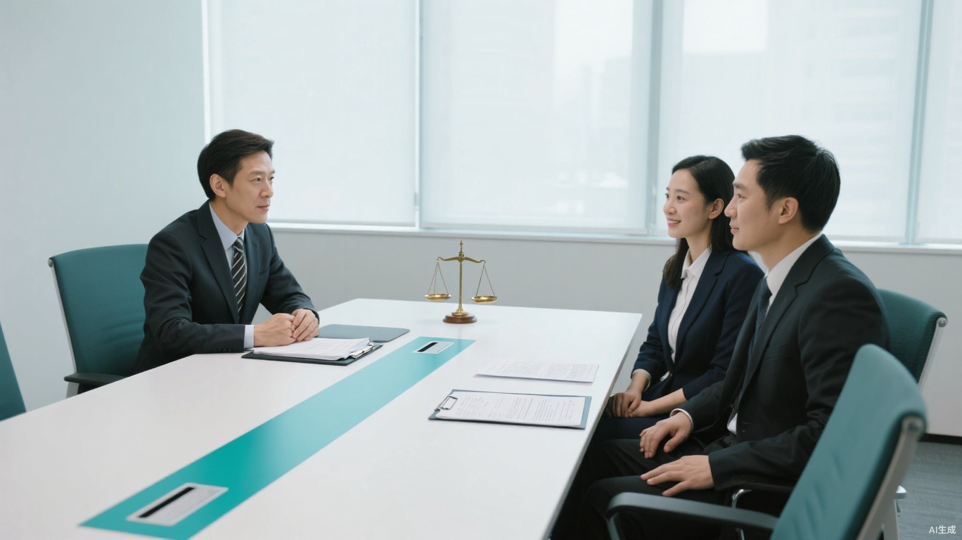中國意向父母在律師事務所與生殖律師面谈代孕法律问题